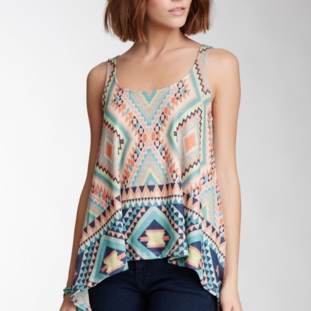 Black Aztec Tank main image 0